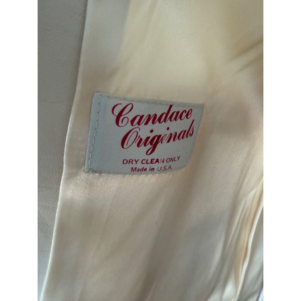 Vintage 70's Candice Originals Faux Fur Gray/White Coat - Picture 6 of 16